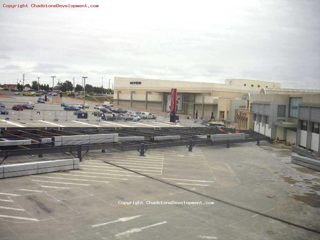 Sheet metal sleepers at ChadPlace/Myer carpark - Chadstone Development Discussions