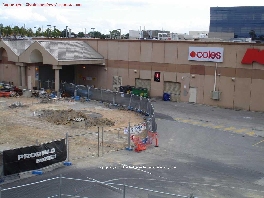 Coles delivery dock - Chadstone Development Discussions
