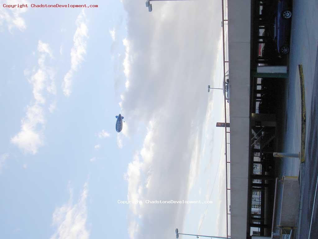 Photographing blimp hovering over carpark - Chadstone Development Discussions