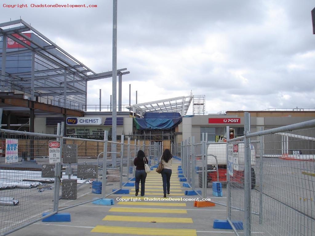 Temporary footpath to Aus Post - Chadstone Development Discussions