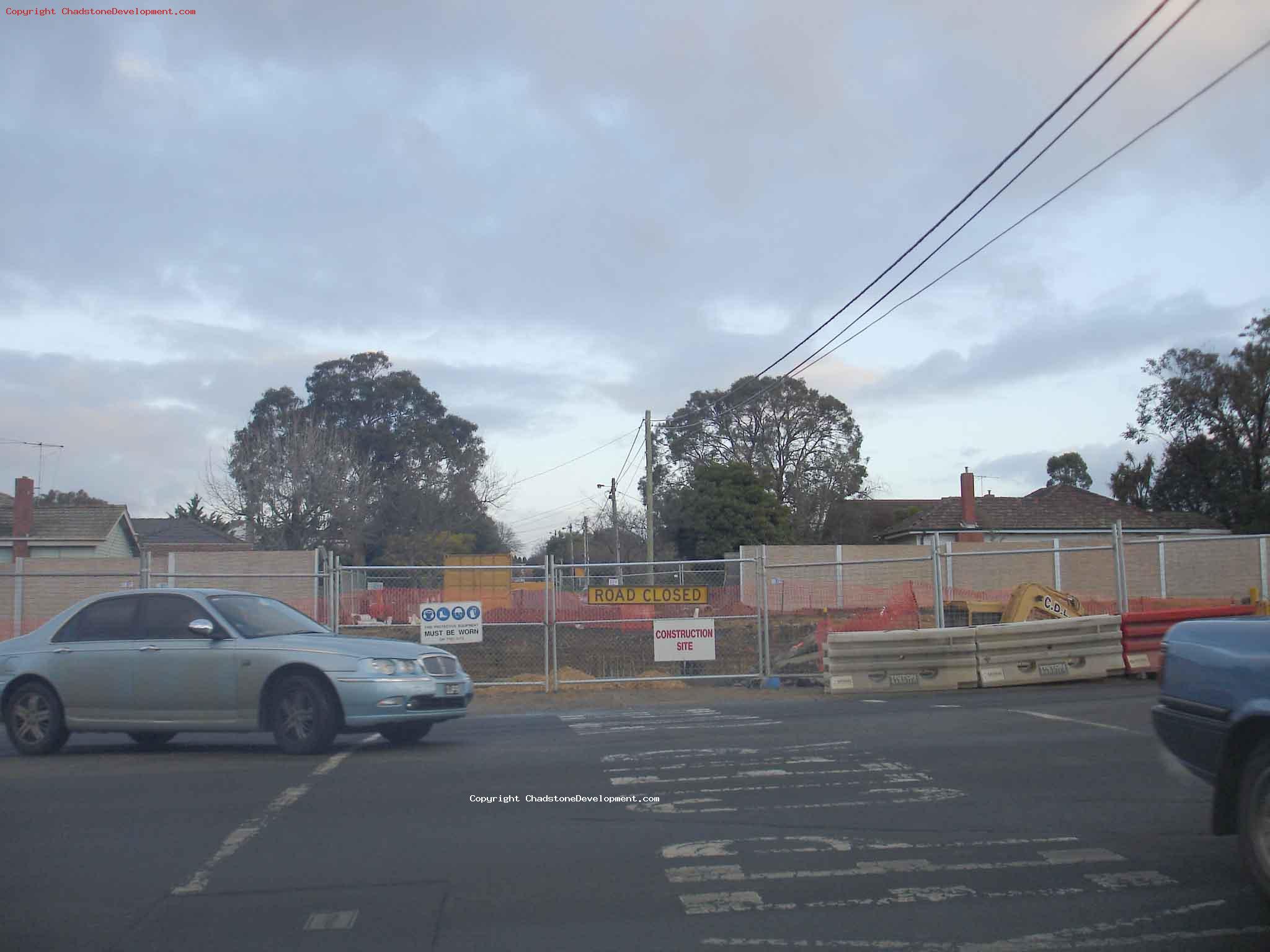 Webster St - the cut is getting lower - Chadstone Development Discussions