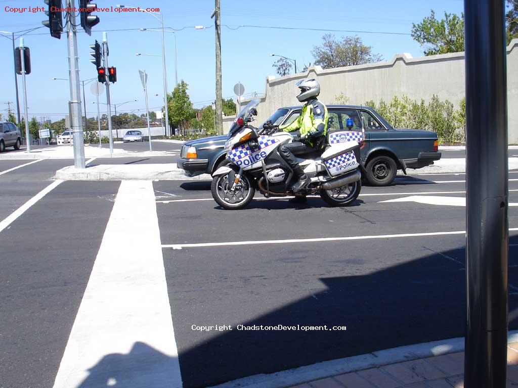 Police make their presence known - Chadstone Development Discussions