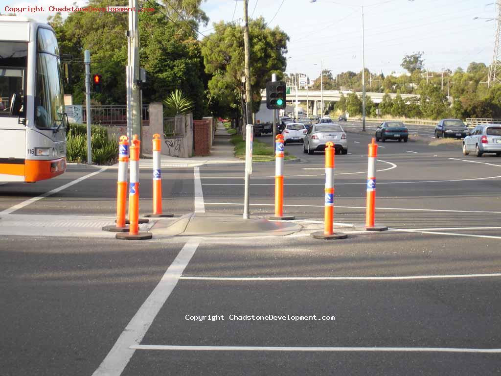 Repaired Middle Rd Median strip - Chadstone Development Discussions