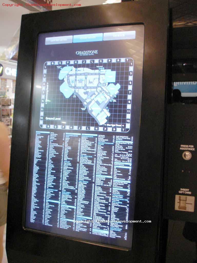 New interactive touchscreen centre directory - Chadstone Development Discussions