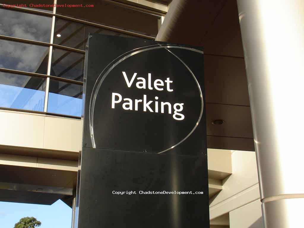 Chadstone Valet sign - Chadstone Development Discussions