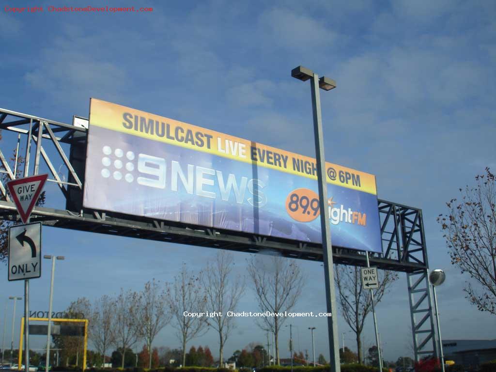 New billboard now in use - Chadstone Development Discussions