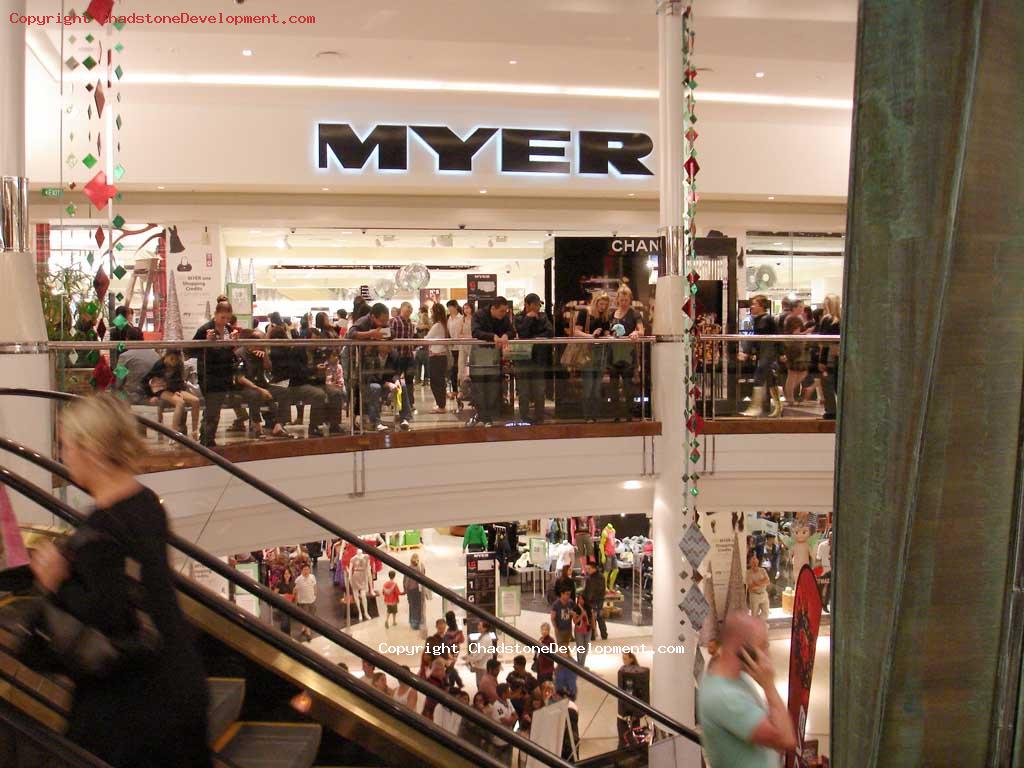 Myer on 23 Dec 2010 - Chadstone Development Discussions