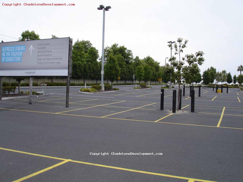Empty carpark on Christmas Day 2010 - Chadstone Development Discussions