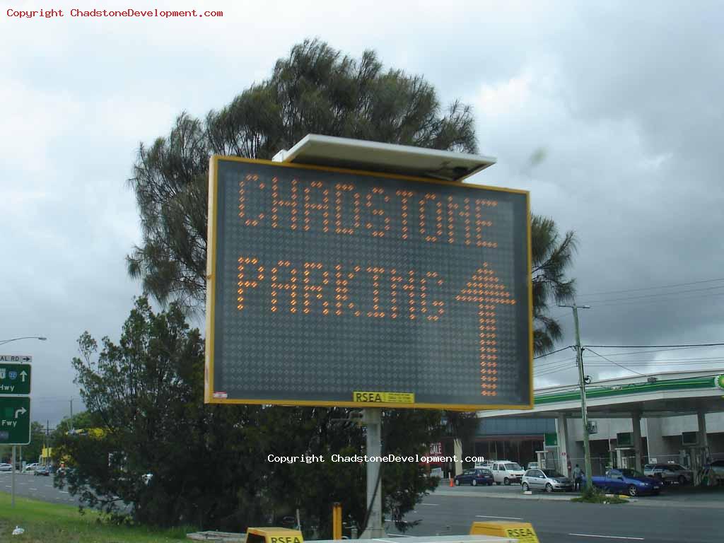 Sign on Dandenong Rd at Warrigal - Chadstone Development Discussions