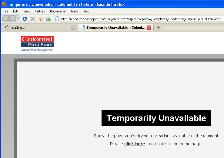 Chadstone Website Crash - Chadstone Development Discussions