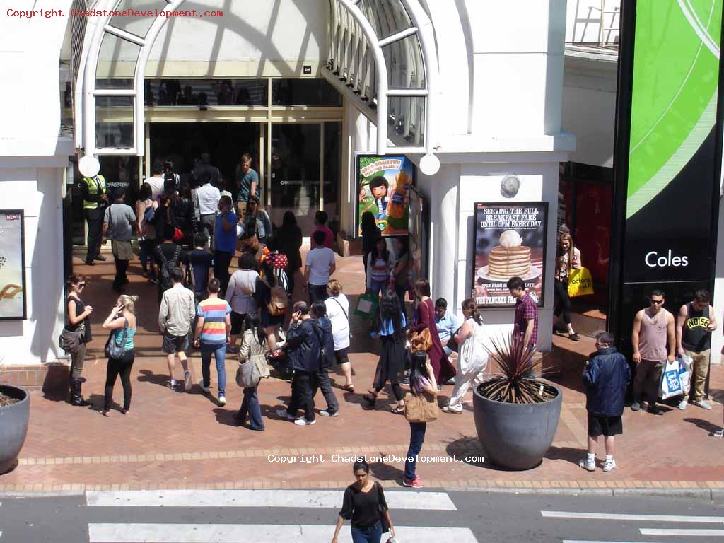 Busy Chadstone Corner entrance - Chadstone Development Discussions