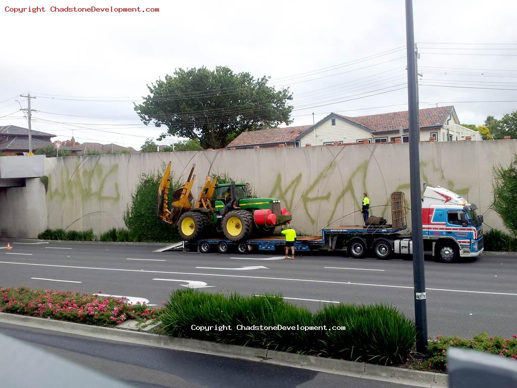 Graffiti hits Chadstone's Middle Rd - Chadstone Development Discussions