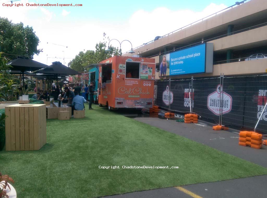 Food Truck Park - in operation (Late Nov 2015) - Chadstone Development Discussions