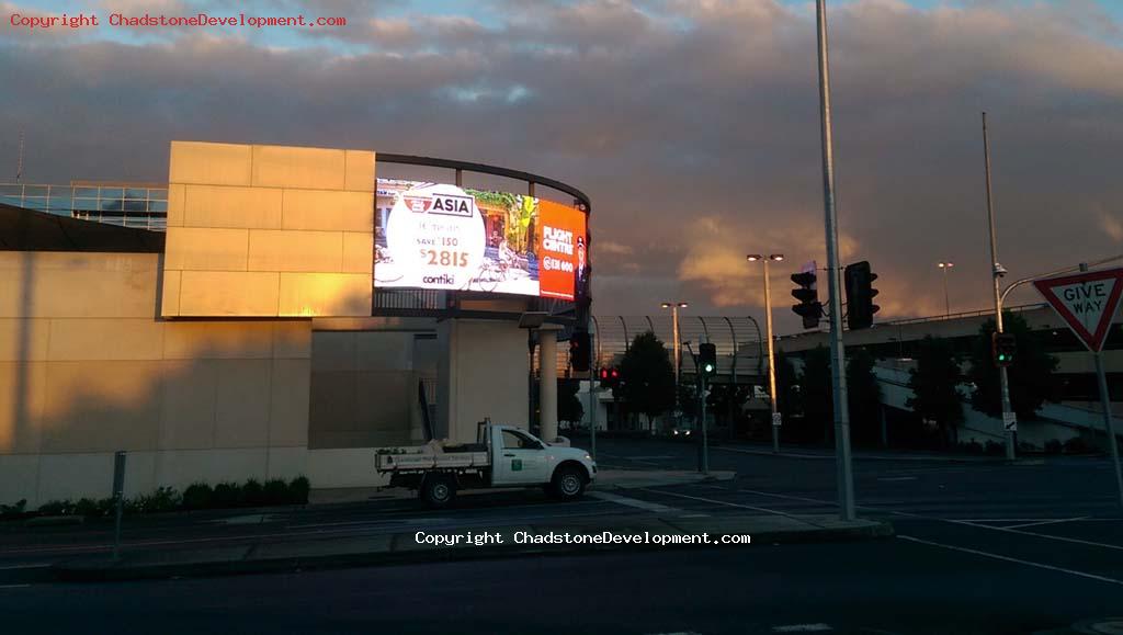 Digital Billboard at the Middle Rd entrance - Chadstone Development Discussions