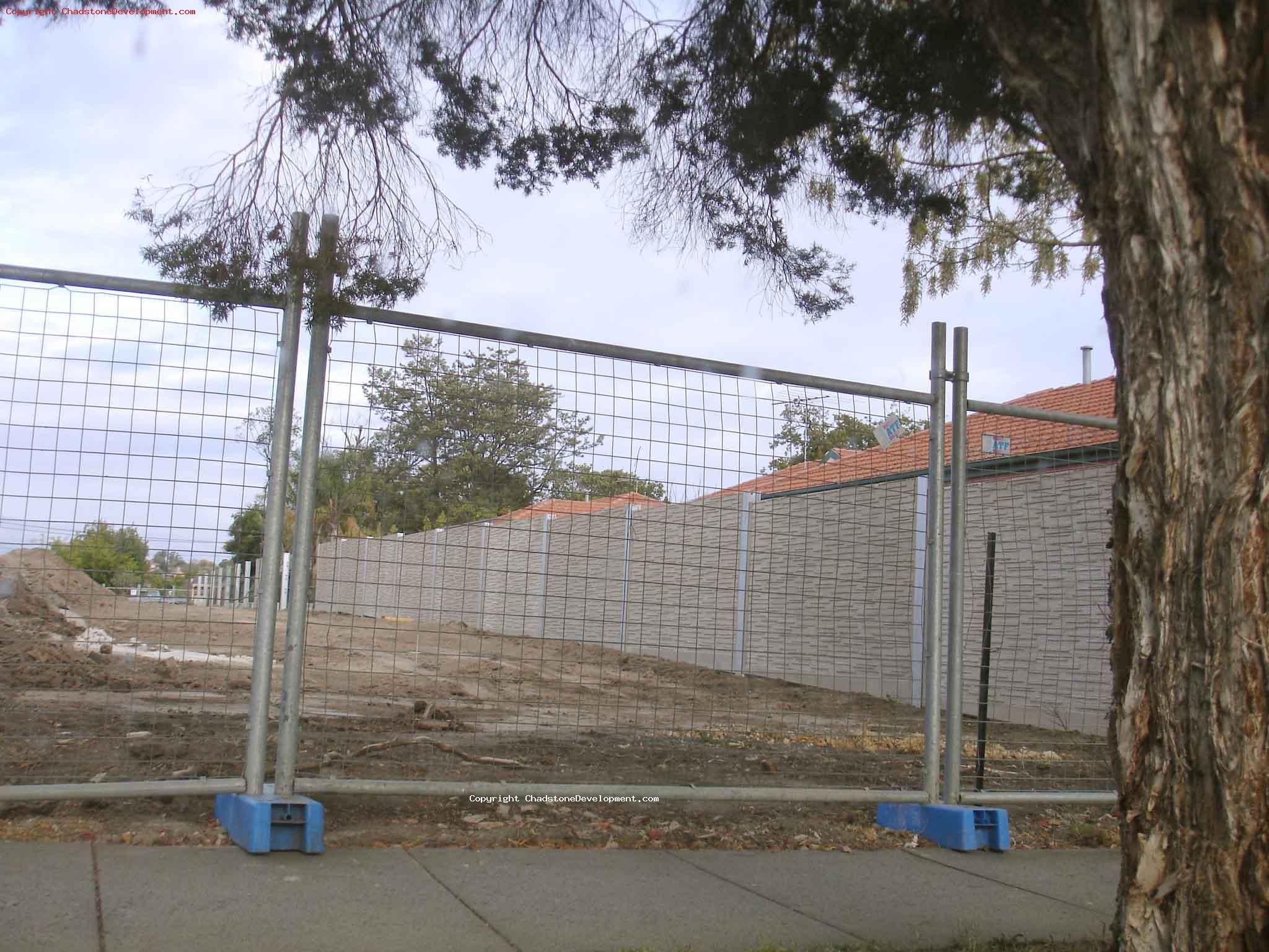 Half of wall between capon/webster have been installed - Chadstone Development Discussions