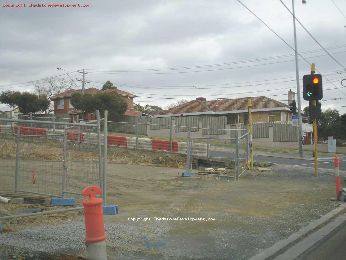 The kerb is removed at warrigal rd - Chadstone Development Discussions