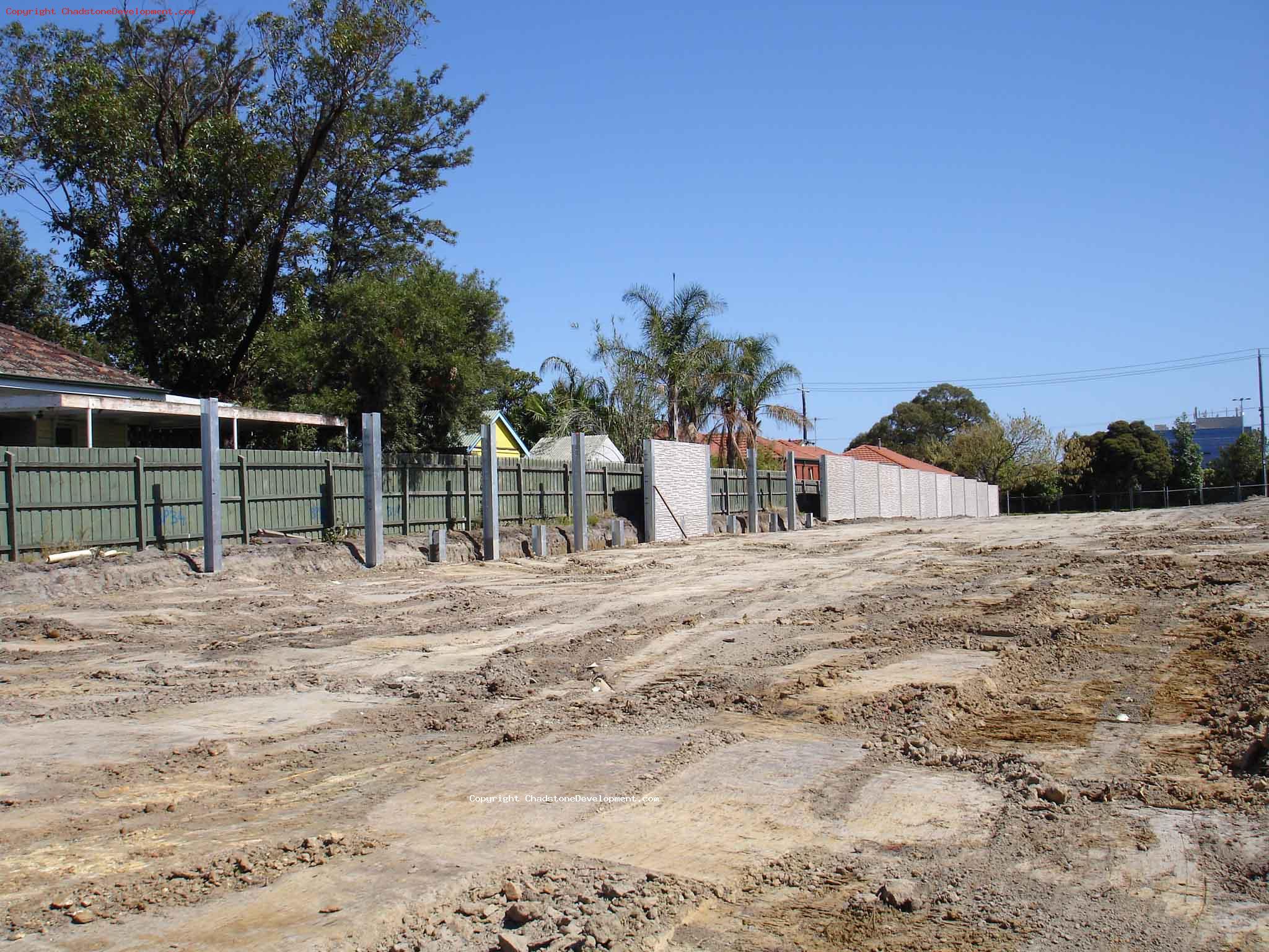 Wall Progress - Chadstone Development Discussions