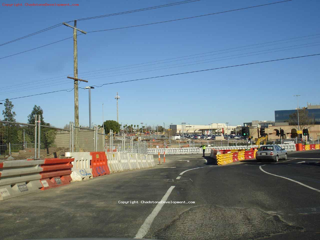 First look at the slip lane to the new perimiter road - Chadstone Development Discussions