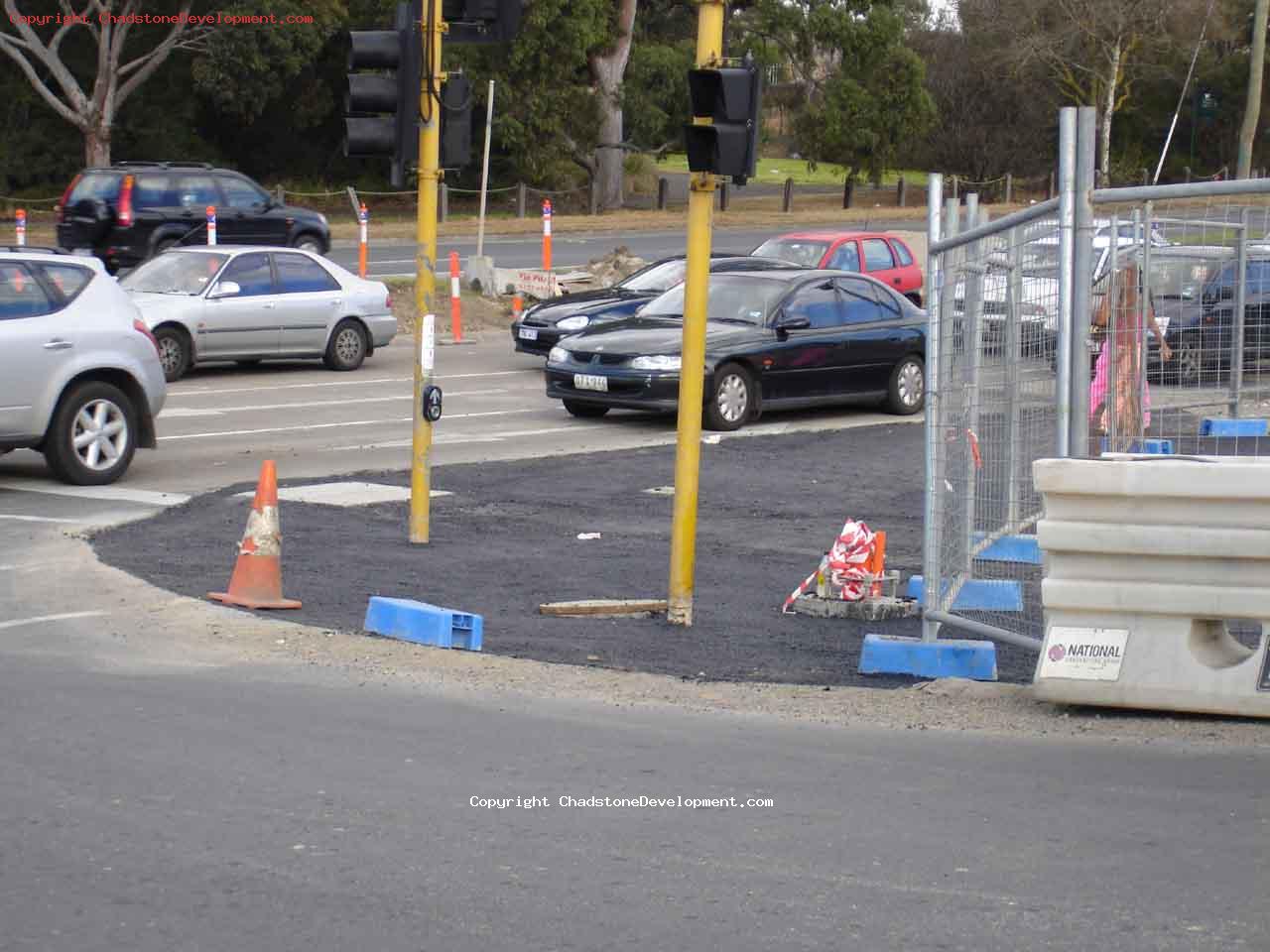 New bitumen laid on corner of Warrigal Rd/Middle Rd (underpass) - Chadstone Development Discussions