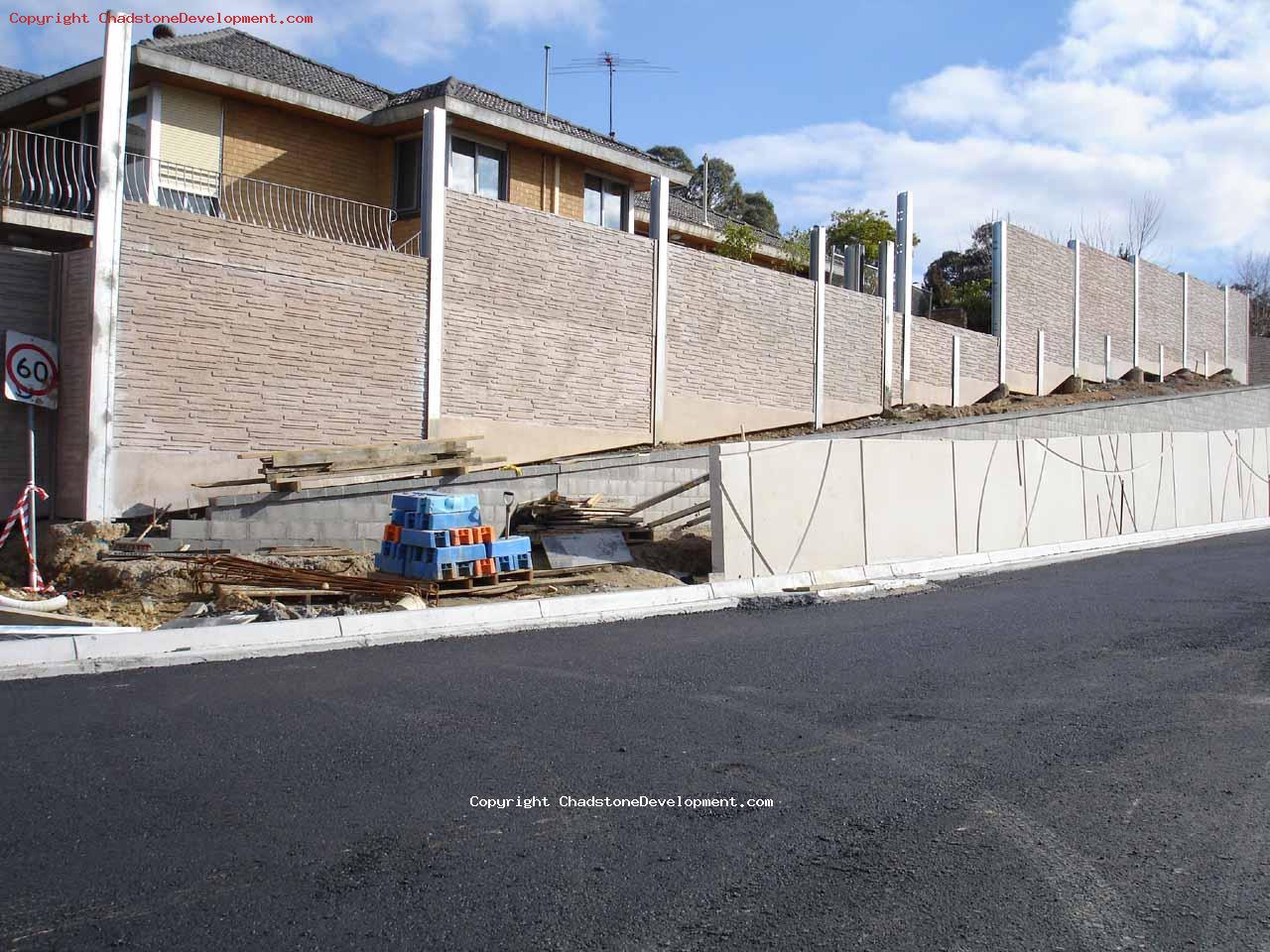 Pedestrian walkway yet to be finished - Chadstone Development Discussions