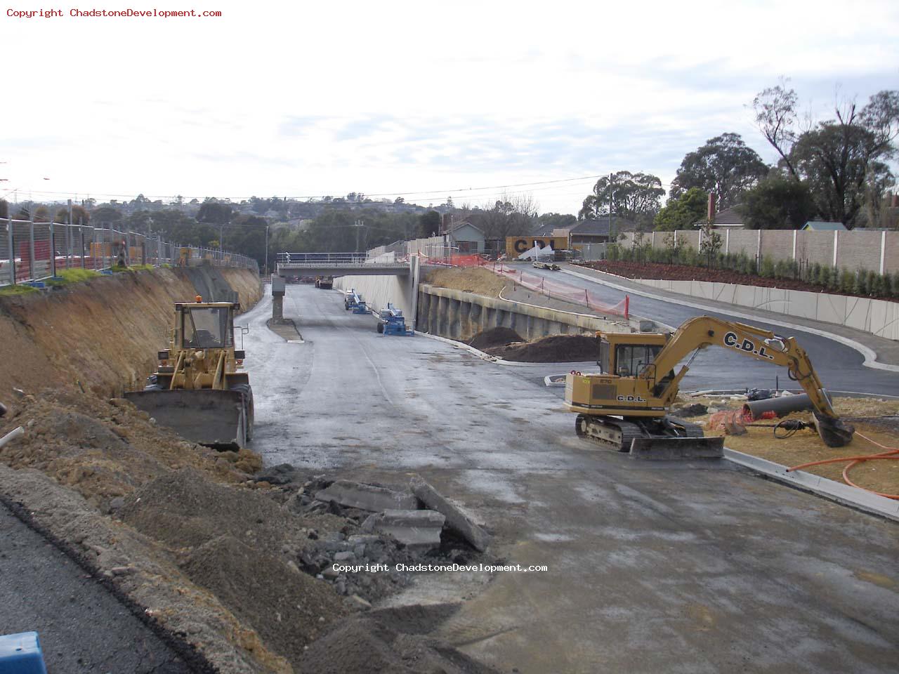 The Webster St bridge (as seen from the west) - Chadstone Development Discussions