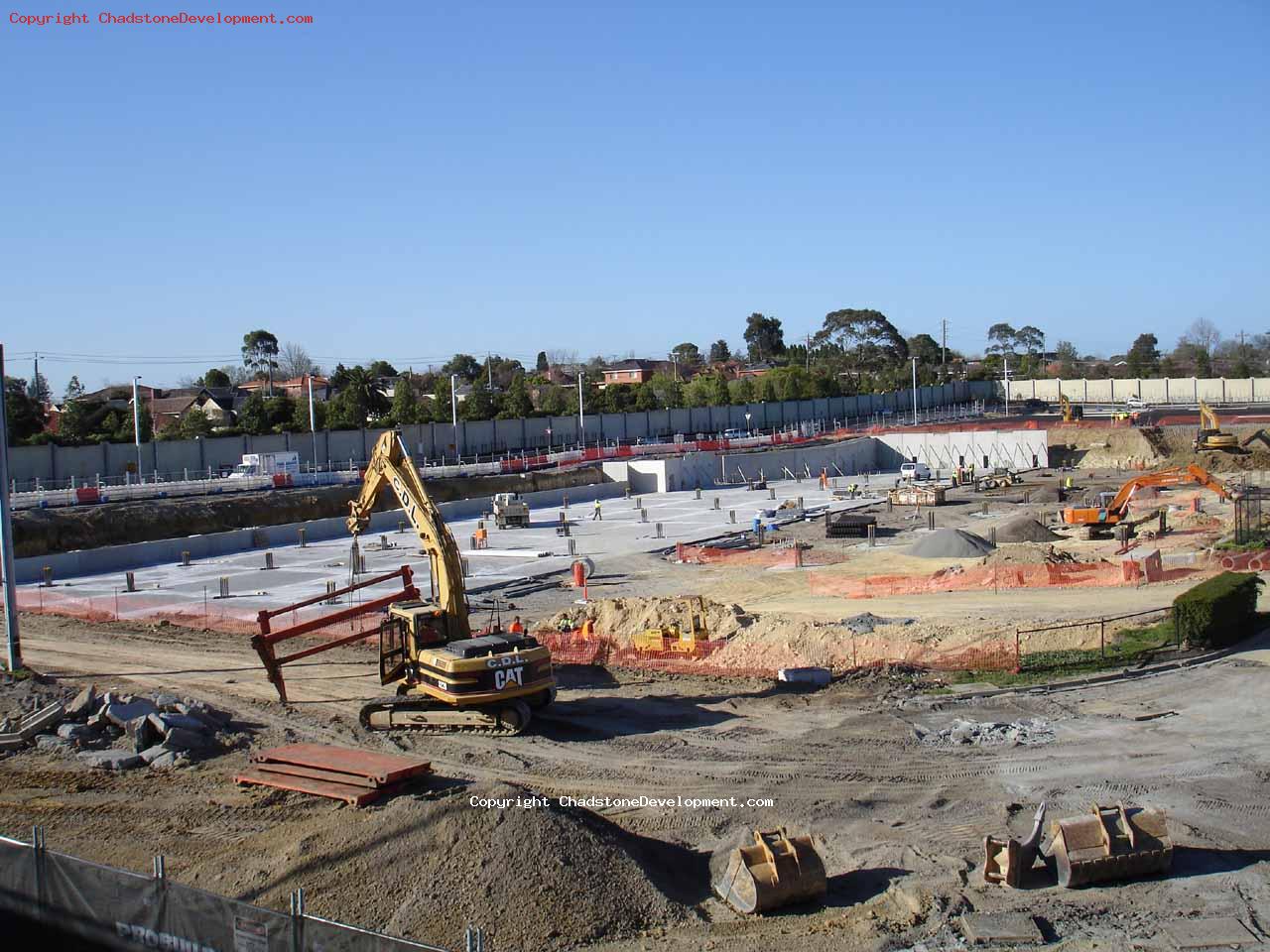 Side walls of carpark are in place - Chadstone Development Discussions