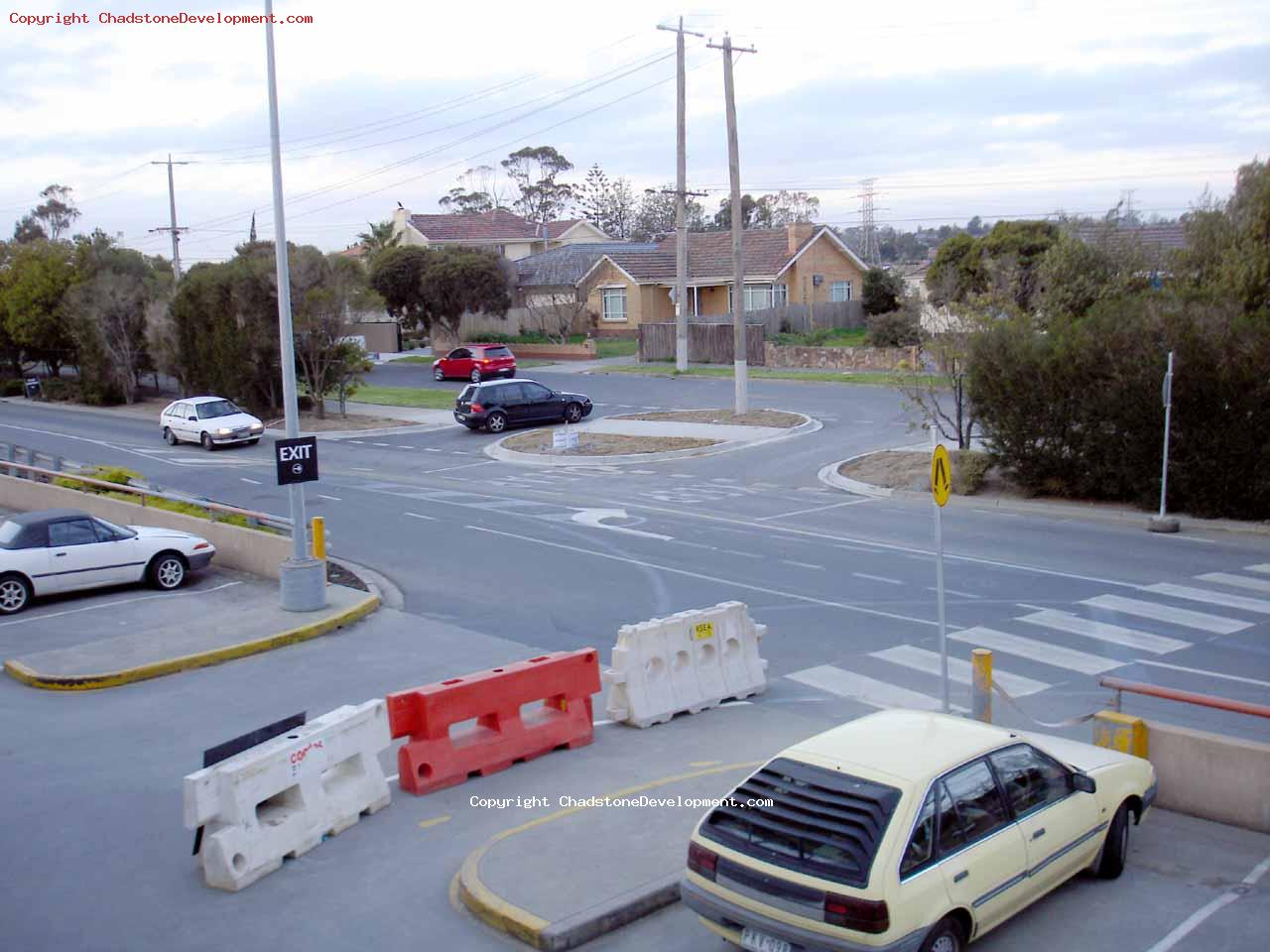 The new gap for Capon St North to enter/exit - Chadstone Development Discussions