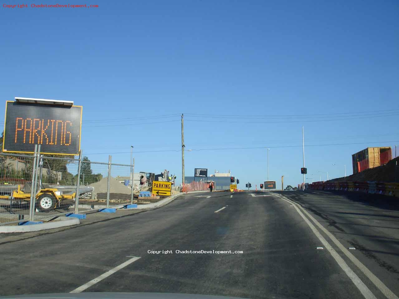 Temporary signage for directions to carparks - Chadstone Development Discussions