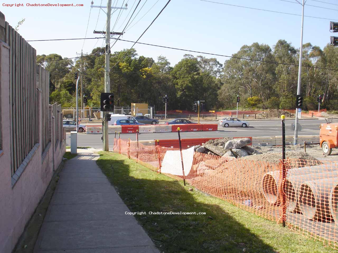 Old Middle Rd traffic light not in use - Chadstone Development Discussions