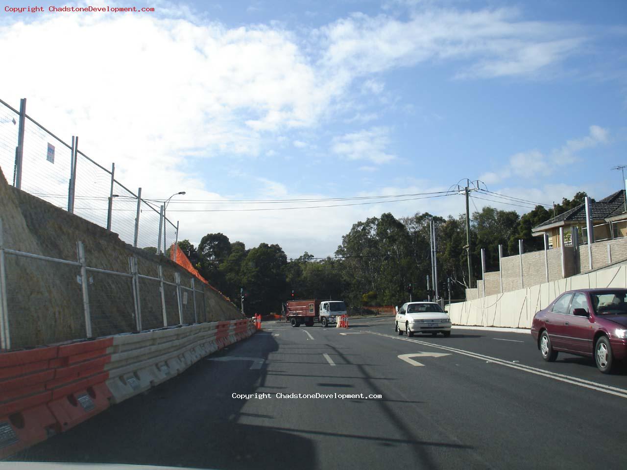 Approach to Warrigal Road traffic lights - Chadstone Development Discussions