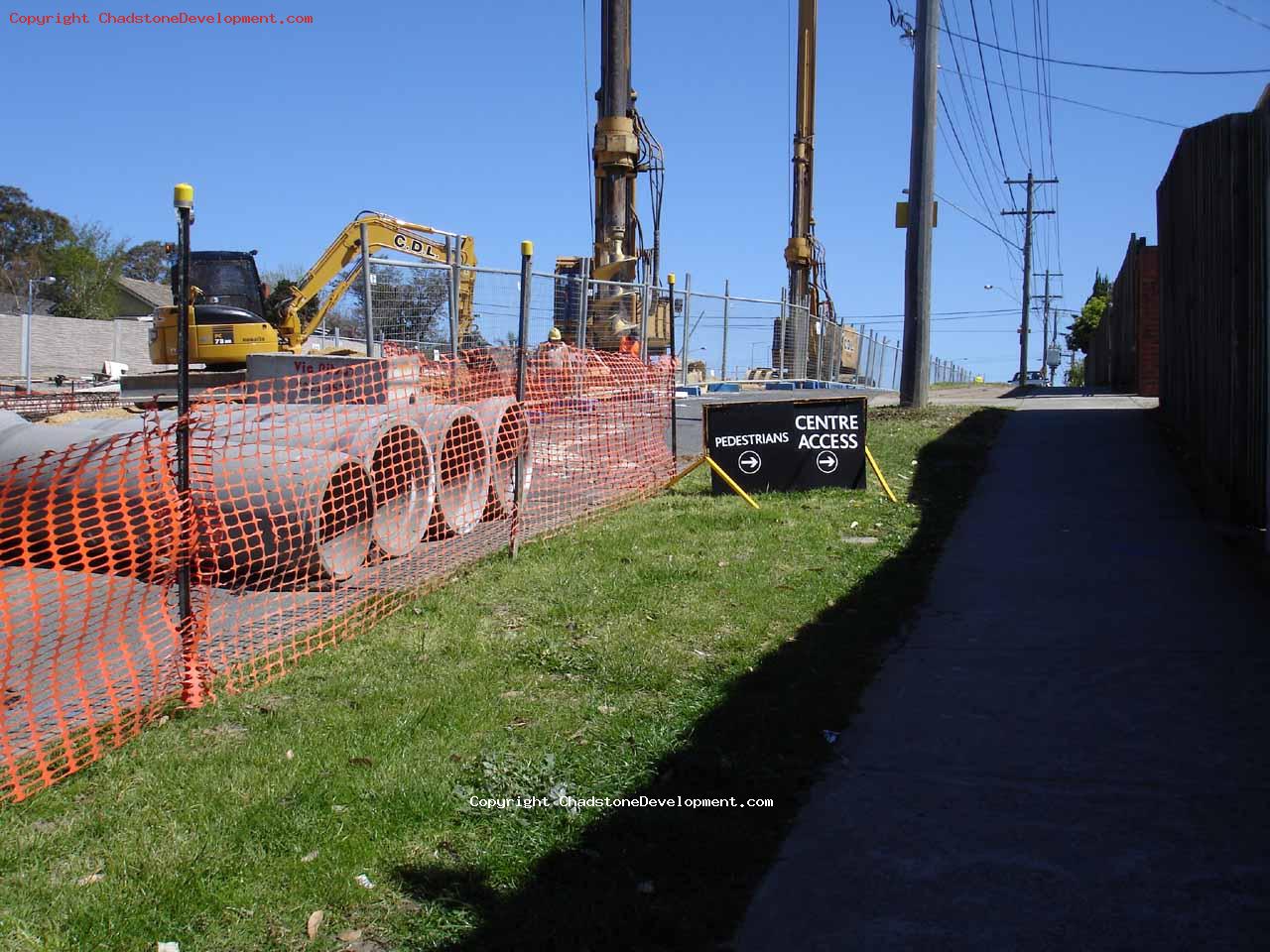 Pedestrian Signage on old Middle Rd - Chadstone Development Discussions