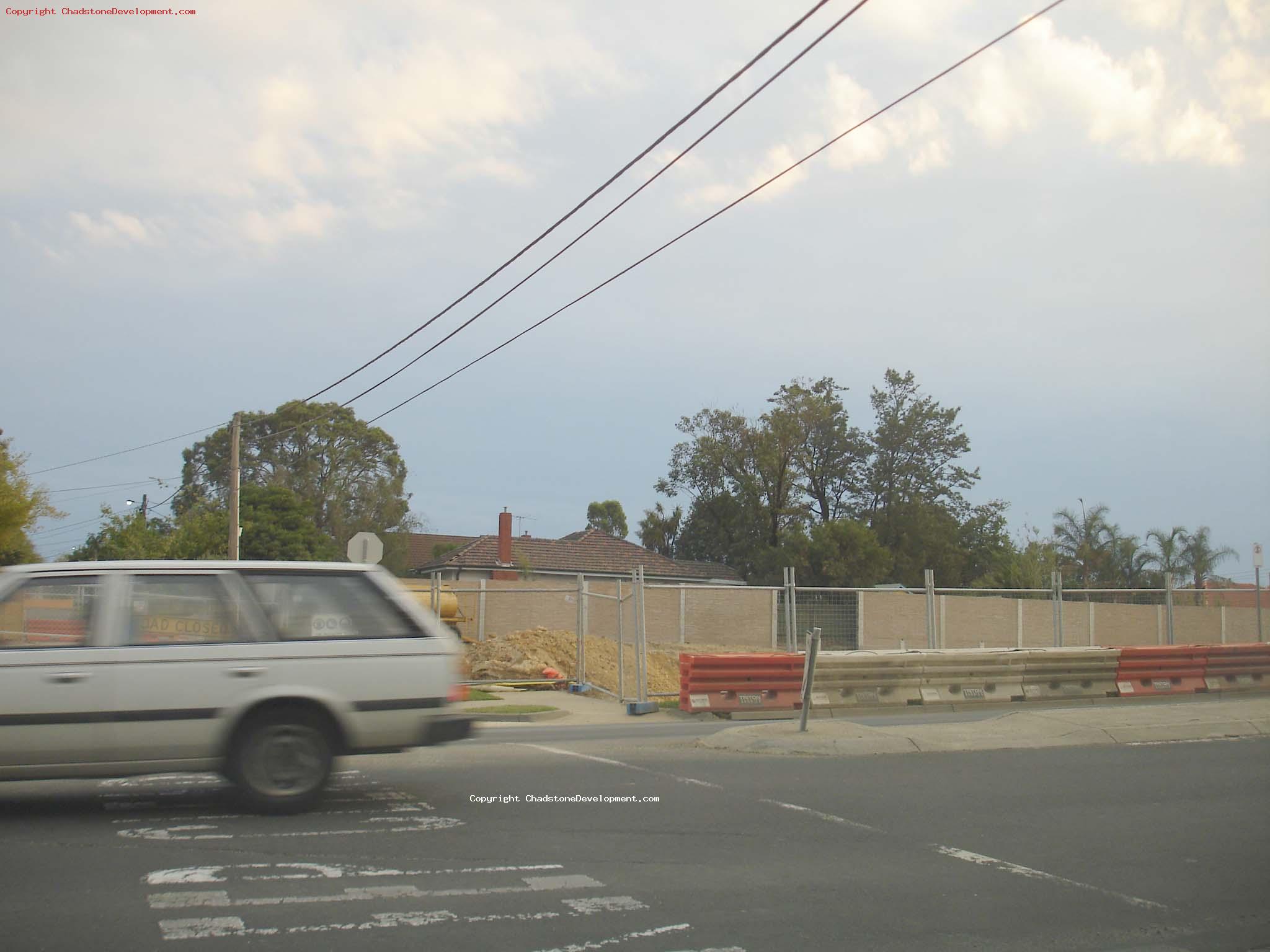View from Webster St intersection - Chadstone Development Discussions