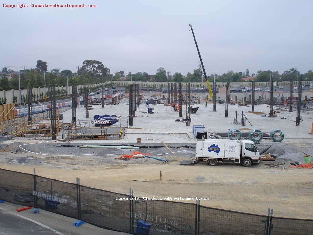 New multilevel carpark - gound level nearly complete - Chadstone Development Discussions