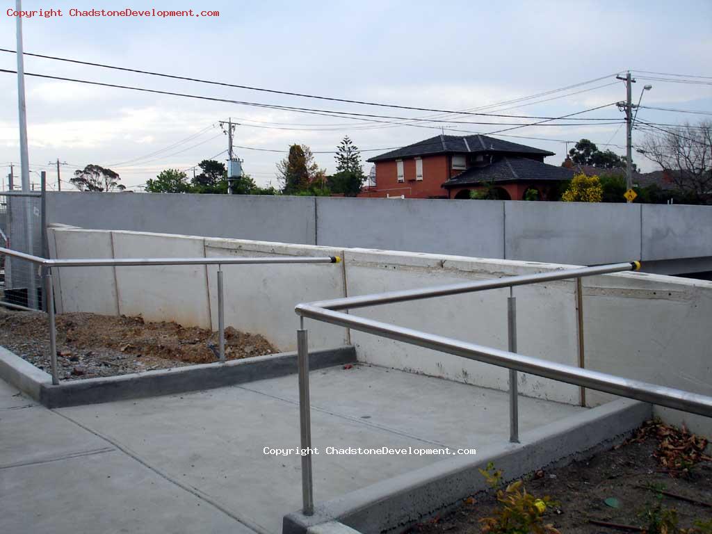 Handrails at lookout point - Chadstone Development Discussions