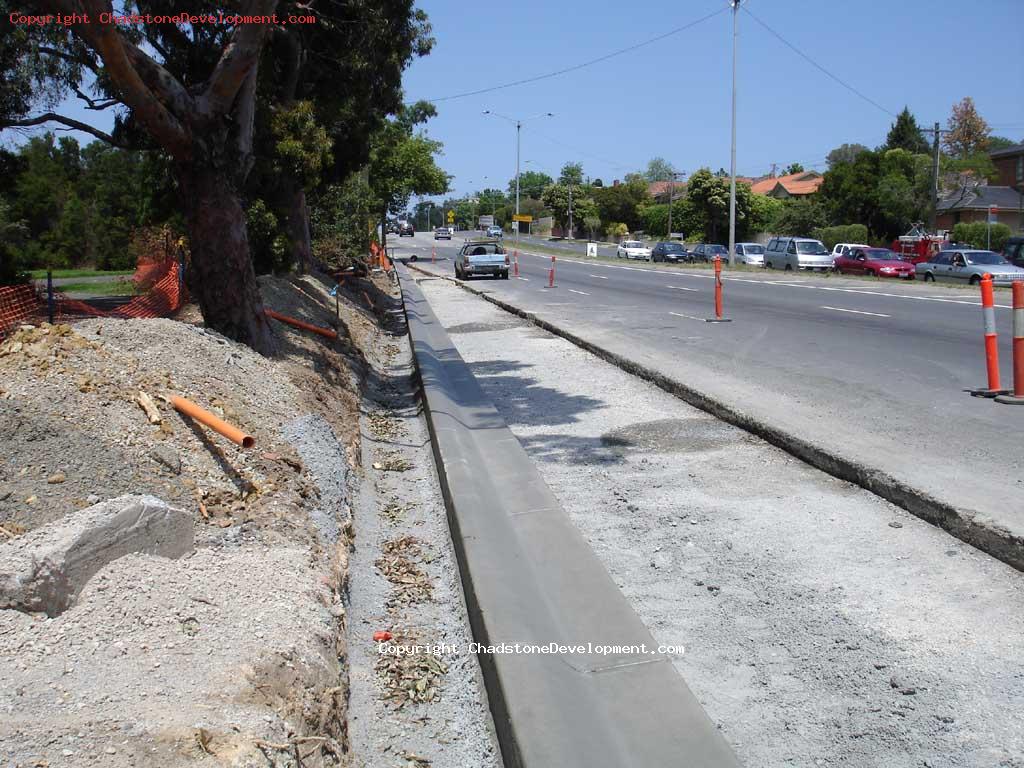 Looking south along Warrigal Road (Widening Works) - Chadstone Development Discussions