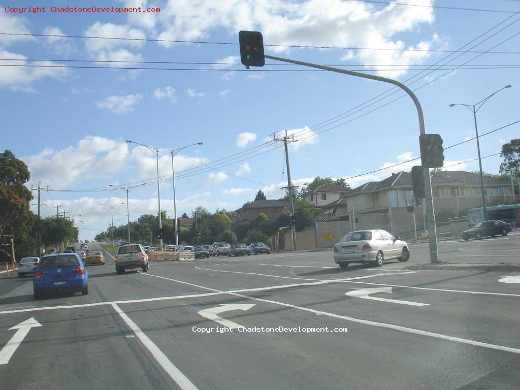 Turning lanes at warrigal road - Chadstone Development Discussions