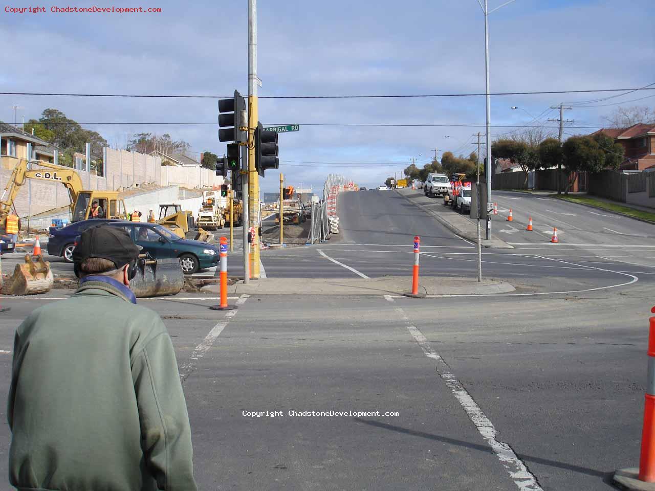 View of middle rd from pedestrian crossing - Chadstone Development Discussions Gallery