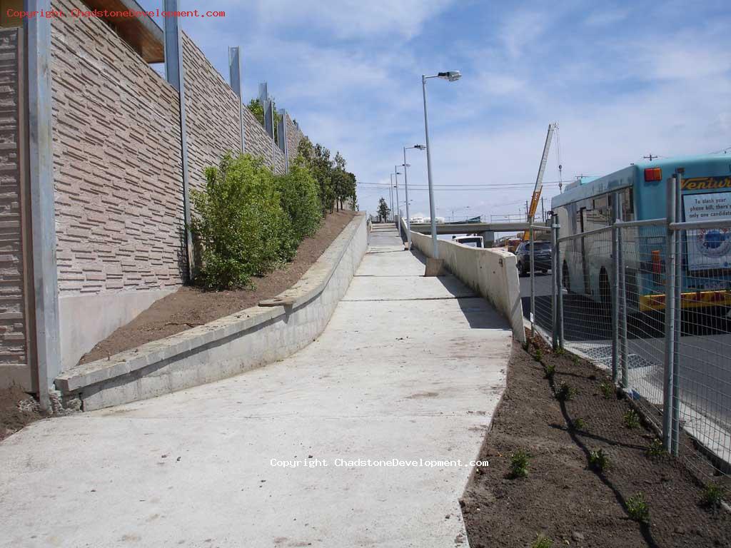 Middle Road footpath, with newly planted foliage - Chadstone Development Discussions Gallery